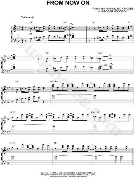 FROM NOW ON SUPERTRAMP from now on supertramp: